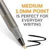 imageBIC Round Stic Xtra Life Ballpoint Pen Ultra Long Lasting and Consistent Ink Flow 60Count in Black InkAssorted Colors