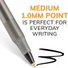 imageBIC Round Stic Xtra Life Ballpoint Pen Ultra Long Lasting and Consistent Ink Flow 60Count in Black InkBlack