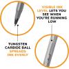 imageBIC Round Stic Xtra Life Ballpoint Pen Ultra Long Lasting and Consistent Ink Flow 60Count in Black InkBlack