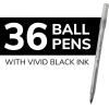 imageBIC Round Stic Xtra Life Ballpoint Pen Ultra Long Lasting and Consistent Ink Flow 60Count in Black InkBlack
