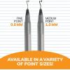 imageBIC Round Stic Xtra Life Ballpoint Pen Ultra Long Lasting and Consistent Ink Flow 60Count in Black InkBlack