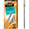 imageBIC Round Stic Xtra Life Ballpoint Pen Ultra Long Lasting and Consistent Ink Flow 60Count in Black InkBlack