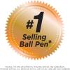 imageBIC Round Stic Xtra Life Ballpoint Pen Ultra Long Lasting and Consistent Ink Flow 60Count in Black InkBlue