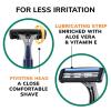 imageBIC Sensitive 3 Disposable Razors for Men With 3 Blades for Sensitive Skin 12 Count Value Pack of Shaving Razors