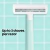 imageBIC Silky Touch Womens Disposable 2 Blade Razors Pretty Pastel Colors with Slim Heads 40Pack10 Count Pack of 12