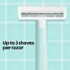 imageBIC Silky Touch Womens Disposable 2 Blade Razors Pretty Pastel Colors with Slim Heads 40Pack10 Count Pack of 4