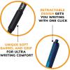 imageBIC Soft Feel Retractable Ballpoint Pen with 10 mm Medium Point and NoSlip Grip 36Count in Assorted Ink