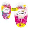 imageBIC Soleil 3 Simply Womens Disposable with 3 Blade Razors Comfortable Handle and Moisture Strip 8Pack8 Count Pack of 1