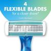 imageBIC Soleil Comfort 4Blade Disposable Razors for Women Sensitive Skin Razor for a Smooth and Close Shave 3 Piece Razor Set1 Count Pack of 7