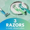 imageBIC Soleil Comfort 4Blade Disposable Razors for Women Sensitive Skin Razor for a Smooth and Close Shave 3 Piece Razor Set3 Count Pack of 1