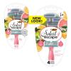 imageBIC Soleil Escape Scented Womens Disposable Razors 4 Blades Comfortable Shave Citrus Scented Handle Shaving Razors for Women 4 Count1 Count Pack of 4