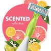 imageBIC Soleil Escape Scented Womens Disposable Razors 4 Blades Comfortable Shave Citrus Scented Handle Shaving Razors for Women 4 Count1 Count Pack of 4