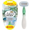 imageBIC Soleil Escape Scented Womens Disposable Razors 5 Blades Comfortable Shave Jasmine ampamp Eucalyptus Scented Handle Shaving Razors for Women 4 CountJasmine  Eucalyptus