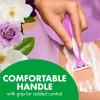 imageBIC Soleil Escape Womens Disposable Razors 3 Blades for a Comfortable Shave Pack of Rose and Magnolia Scented Handle Shaving Razors for Women 3 Count1 Count Pack of 8