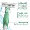 imageBIC Soleil Escape Womens Disposable Razors With 3 Blades for a Sensorial Experience and Comfortable Shave Pack of Lavender ampamp Eucalyptus Scented Handle Shaving Razors for Women 12 Count