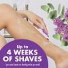imageBIC Soleil Escape Womens Disposable with 4 Blade Razors Lavender ampamp Eucalyptus Scented Handles and Moisture Strip 12Pack6 Count Pack of 2
