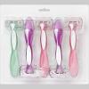 imageBIC Soleil Sensitive Womens Disposable 3 Blade Razors Comfort Shield and Aloe Vera Strip 10PackPurple