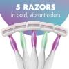 imageBIC Soleil Sensitive Womens Disposable Razors 3 Blades With Moisture Strip For a Silky Smooth Shave 5 Piece Razor Set