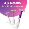 imageBIC Soleil Smooth Scented Womens Disposable Razor 3 Blades Moisture Strip For a Silky Shave 4 Piece Razor Set4 Count Pack of 1