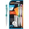 imageBIC Velocity Max Mechanical Pencils With Colorful Barrel Medium Point 09 mm 2Count Pack Mechanical Pencils With Erasers and Lead RefillsMedium Point 07mm