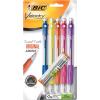 imageBIC Velocity Mechanical Pencils With Colorful Barrel Medium Point 07mm 12Count Pack Mechanical Pencils With ErasersMedium Point 07mm