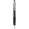 imageBIC Velocity Retractable Ballpoint Pens Medium Point 10 mm Blue Ink Pens 12Count Pack With Comfortable GripBlack