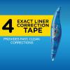 imageBIC WiteOut Brand Exact Liner Correction Tape 198 Feet 4Count Pack of white Correction Tape Fast Clean and Easy to Use TearResistant Tape Office or School Supplies1