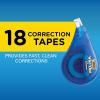 imageBIC WiteOut EZ Correct TearResistant Correction Tape with 393 ft of Tape 10Count Pack in White18 Count Pack of 1