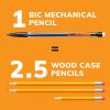 imageBIC Xtra Smooth Mechanical Pencil with 07 mm Medium Point Refillable and Retractable 40Count PackOriginal Edition