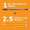 imageBIC Xtra Smooth Mechanical Pencil with 07 mm Medium Point Refillable and Retractable 40Count PackOriginal Edition