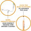 imageBIC XtraSparkle Number 2 Mechanical Pencils With Erasers Medium Point 07mm 24Count Pack Mechanical Pencils for School SuppliesSparkle Edition