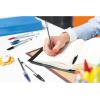 imageBic Cristal Original Ball Pens Medium Point 10 mm  Black Box of 150 Amazon ExclusiveAssorted