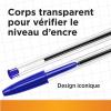 imageBic Cristal Original Ball Pens Medium Point 10 mm  Black Box of 150 Amazon ExclusiveGreen