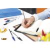 imageBic Cristal Original Ball Pens Medium Point 10 mm  Black Box of 150 Amazon ExclusiveRed
