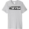 image6 Seven  67  Six Seven  6 7quot Premium TShirtHeather Grey