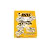 imageBIC Chrome Platinum Double Edge Safety Razor Disposable Single Blades 100 Pack100 Count Pack of 1