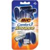 imageBIC Comfort 3 Advance Disposable Razors for Men For an UltraSoothing and Close Shave 4 Piece Razor SetBlue
