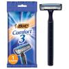 imageBIC Comfort 3 Disposable Razors LongLasting 3Blade Razors for Men Perfect razors Designed for Smooth and Comfortable Shave 24Count1 Count Pack of 36