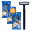 imageBIC Comfort 3 Disposable Razors LongLasting 3Blade Razors for Men Perfect razors Designed for Smooth and Comfortable Shave 24Count8 Count Pack of 3