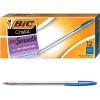 imageBIC Cristal Xtra Smooth Blue Ballpoint Pens Medium Point 10mm 12Count Pack Extra Smooth and Reliable Ballpoint Pens