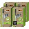 imageBIC Ecolutions Round Stic Ballpoint Pens Medium Point 10mm 200Count Pack Black Ink Pens Made from 97 Recycled Plastic