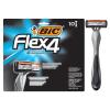 imageBIC Flex 4 Sensitive Disposable Razors For Men For a Smooth UltraClose and Comfortable Shave 10 Piece Disposable Razor Set with 4 Blades