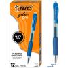 imageBIC Gelocity Pro Gel Pen with 07 mm Medium Point and SmearResistant Ink 12Count in Blue Ink