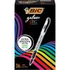 imageBIC Gelocity Smooth Stic Gel Pen Fine Point 05mm Assorted Colors 36Count Vibrant and Smooth Gel Ink PensBlack