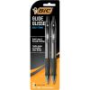 imageBIC Glide Bold Black Ballpoint Pens Bold Point 16mm 2Count Pack Retractable Ballpoint Pens With Comfortable Full Grip