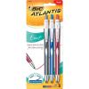 imageBIC Glide Exact Blue Retractable Ballpoint Pens Fine Point 07mm 12Count Pack Ultra Smooth Writing Blue PensAssorted  Original
