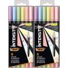imageBIC Intensity 12Pack DualTip Coloring Felt Pens with 07mm Fine Tip and Flexible Brush in Pastel Tones6 Count Pack of 2