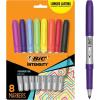 imageBIC Intensity Assorted Colors Fashion Permanent Markers Fine Point 8Count Pack of Color Markers With NonSlip Grip for Comfort and Control