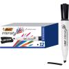 imageBIC Intensity Black Low Odor Dry Erase Markers Chisel Tip 12Count Pack of Erasable Markers With LowOdor Ink for a Pleasant Writing Experience12 Count Pack of 1