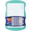imageBIC Intensity Dry Erase Kit With 9 Dry Erase Markers and 1 DualSided Dry Erase Board Bullet Tip 28mm Assorted